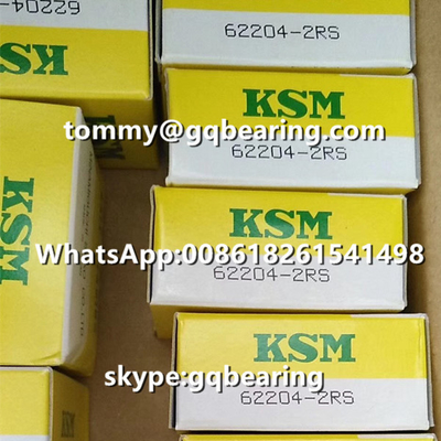 Япония происхождение KSM 62306-2RS резиновый запечатанный глубокий ров шариковый подшипник 30 x 72 x 27 мм