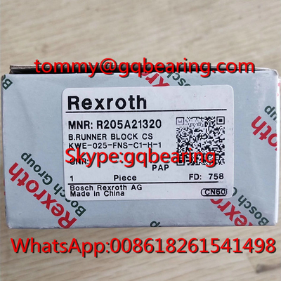 Материал из углеродистой стали Rexroth R205E79420 Блок бегунов KWE-030-SNH-C0-N-1 Блок бегунов шаровой рельсы